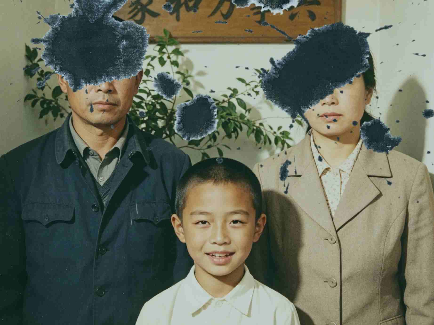[Damaged family photograph]