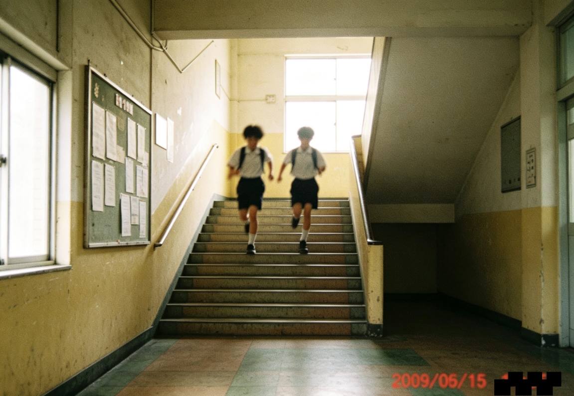 School corridor